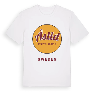 Åslid cirkel t-shirt – ekologisk bomull t-shirt från Pinshirt