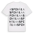 Aspemåla ordlek t-shirt