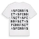Aspennäset ordlek t-shirt