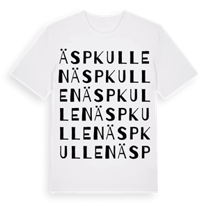 Äspkullen ordlek t-shirt – ekologisk bomull t-shirt från Pinshirt