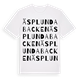Äsplundabacken ordlek t-shirt