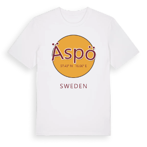 Äspö cirkel t-shirt – ekologisk bomull t-shirt från Pinshirt