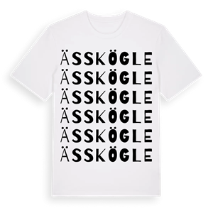 Ässkögle ordlek t-shirt – ekologisk bomull t-shirt från Pinshirt