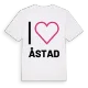 Jag älskar Åstad t-shirt stort tryck