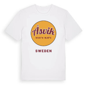 Åsvik cirkel t-shirt – ekologisk bomull t-shirt från Pinshirt