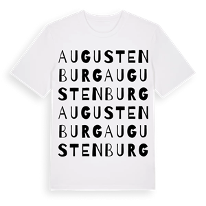 Augustenburg ordlek t-shirt – ekologisk bomull t-shirt från Pinshirt