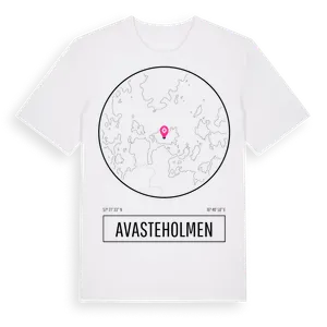 Avasteholmen t-shirt – ekologisk bomull t-shirt från Pinshirt