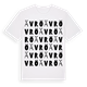 White t-shirt med Ävrö ordlek t-shirt