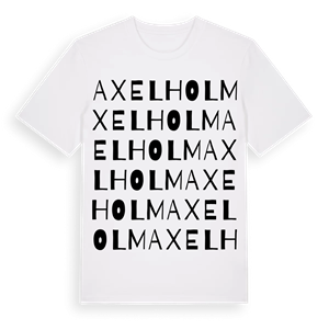 Axelholm ordlek t-shirt – ekologisk bomull t-shirt från Pinshirt