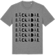 Mid Heather Gray t-shirt med Bäckadal ordlek t-shirt