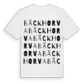 Bäckhorva ordlek t-shirt