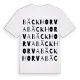 Bäckhorva ordlek t-shirt