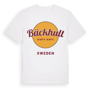 Bäckhult cirkel t-shirt – ekologisk bomull t-shirt från Pinshirt