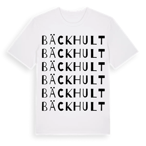 Bäckhult ordlek t-shirt – ekologisk bomull t-shirt från Pinshirt