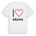 Jag älskar Bågvik t-shirt stort tryck