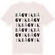Vintage White t-shirt med Bågvik ordlek t-shirt