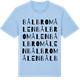 Blue Soul t-shirt med Bålbromålen ordlek t-shirt