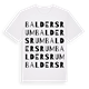 Baldersrum ordlek t-shirt