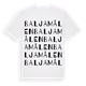 Baljamålen ordlek t-shirt