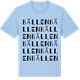 Blue Soul t-shirt med Bällen ordlek t-shirt