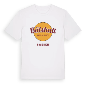 Bälshult cirkel t-shirt – ekologisk bomull t-shirt från Pinshirt