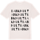 Vintage White t-shirt med Bankhult ordlek t-shirt