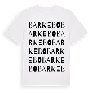 Barkebo ordlek t-shirt – ekologisk bomull t-shirt från Pinshirt