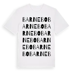 Barnebo ordlek t-shirt – ekologisk bomull t-shirt från Pinshirt