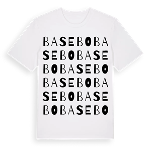 Basebo ordlek t-shirt – ekologisk bomull t-shirt från Pinshirt