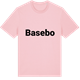 Pink Cotton t-shirt med Basebo fetstil t-shirt