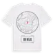 White t-shirt med Berga t-shirt