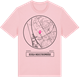 Pink Cotton t-shirt med Berga industriområde t-shirt