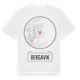 White t-shirt med Bergavik t-shirt