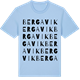 Blue Soul t-shirt med Bergavik ordlek t-shirt