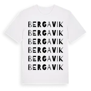 Bergavik ordlek t-shirt – ekologisk bomull t-shirt från Pinshirt