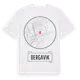 White t-shirt med Bergavik t-shirt