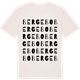 Vintage White t-shirt med Bergebo ordlek t-shirt