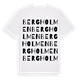 Bergholmen ordlek t-shirt