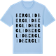 Blue Soul t-shirt med Berglid ordlek t-shirt