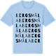 Blue Soul t-shirt med Bergsmåla ordlek t-shirt