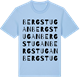 Blue Soul t-shirt med Bergstugan ordlek t-shirt