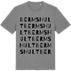 Mid Heather Gray t-shirt med Bermshult ordlek t-shirt
