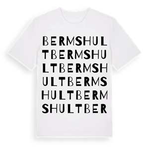 Bermshult ordlek t-shirt – ekologisk bomull t-shirt från Pinshirt