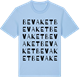 Blue Soul t-shirt med Bevaket ordlek t-shirt