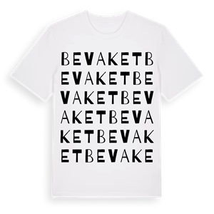 Bevaket ordlek t-shirt – ekologisk bomull t-shirt från Pinshirt