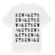 Bevaket ordlek t-shirt