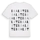 Bialite ordlek t-shirt