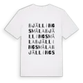 Bjällingsmåla ordlek t-shirt