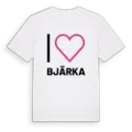 Jag älskar Bjärka t-shirt stort tryck