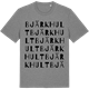 Mid Heather Gray t-shirt med Bjärkhult ordlek t-shirt